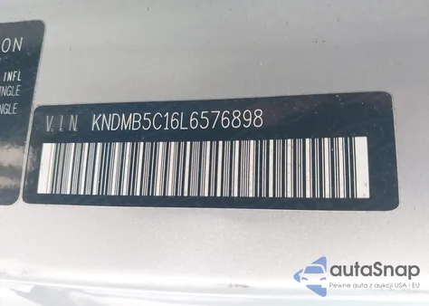 2020 Kia Sedona Ex from USA, damaged, VIN KNDMB5C16L6576898